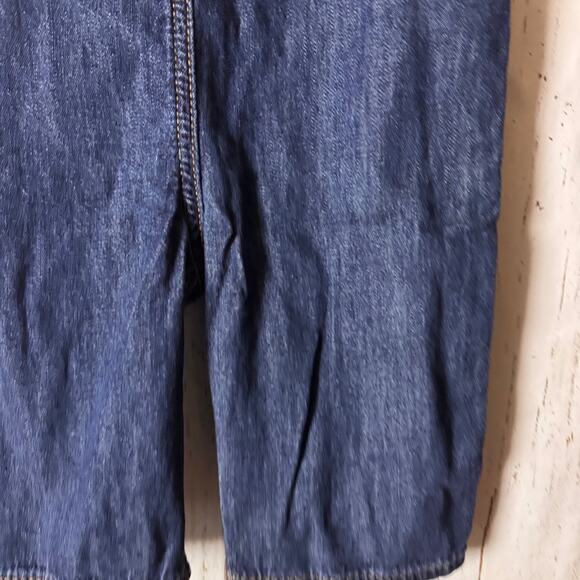 Baby Gap  Long Sleeve With Pockets Denim Blue Kids Jumpsuit Sz 3-6 NWT - Picture 8 of 9